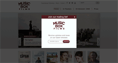 Desktop Screenshot of musicboxfilms.com